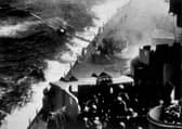 During the Second World War, Stephen Jardine's father witnessed Japanese Kamikaze pilots crashing into Allied ships, killing thousands of people (Picture: Keystone)