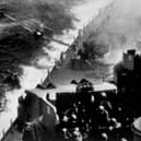During the Second World War, Stephen Jardine's father witnessed Japanese Kamikaze pilots crashing into Allied ships, killing thousands of people (Picture: Keystone)