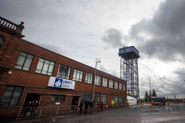 Dalzell steelworks in Motherwell.