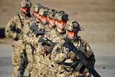 Soldiers of the Bundeswehr, the German armed forces, take part in a training exercise (Picture: Alexander Koerner)