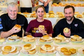 There were many Scotch pies and other baked goods at the World Championship Scotch Pie Awards 