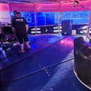 A photo after the incident where a fairground waltzer ride broke off the track and crashed. Picture: Kevin McNulty/PA Wire