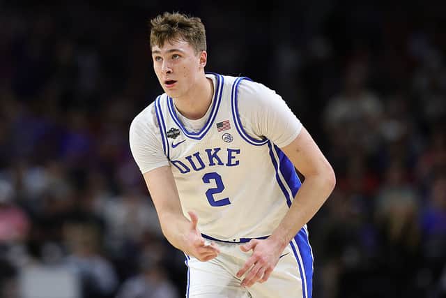 Cooper Flagg of the Duke Blue Devils is expected to be the number one pick in the NBA draft 2025.