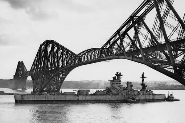 The Forth Bridge and Royal Navy ships in the Firth were targets for German bombers during the Second World War (Picture: Keystone/Hulton Archive)