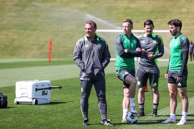 Celtic manager Brendan Rodgers has benefitted from Scottish players such as Callum McGregor and Greg Taylor.