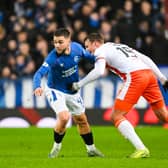 Rangers take on Dundee United in the Scottish Premiership.