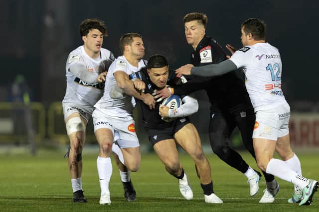 Sione Tuipulotu and Huw Jones have not played together since Glasgow Warriors' win over Racing 92 in the Champions Cup on January 10.