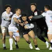 Sione Tuipulotu and Huw Jones have not played together since Glasgow Warriors' win over Racing 92 in the Champions Cup on January 10.