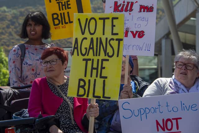 Campaigners against the assisted dying bill