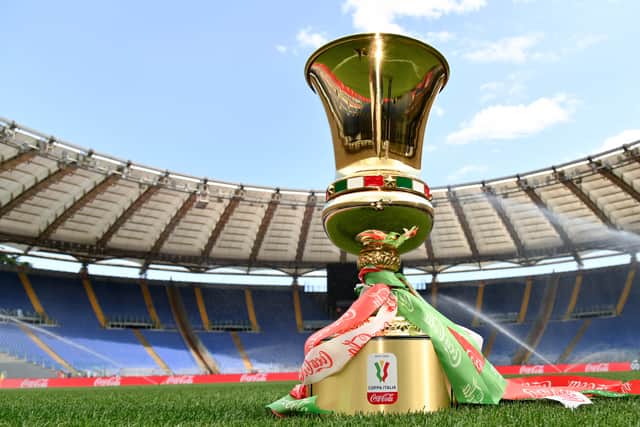 Bologna and AC Milan will compete for the Coppa Italia trophy in the final at Olimpico Stadium in Rome on Wednesday night. (Photo by Marco Rosi/Getty Images)