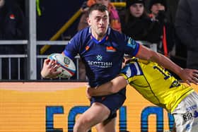 Edinburgh's Emiliano Boffelli in his final appearance for the club, against Zebre Parma.