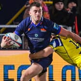 Edinburgh's Emiliano Boffelli in his final appearance for the club, against Zebre Parma.