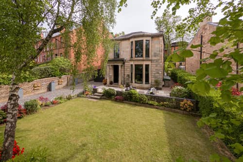 The five-bed home is detached and has its own large front and back gardens.