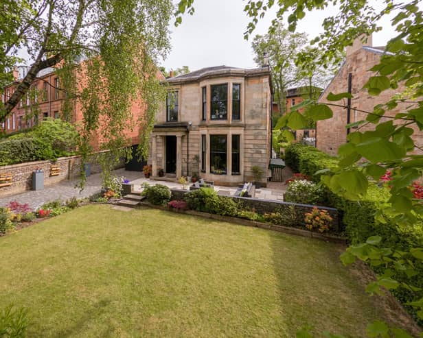 The five-bed home is detached and has its own large front and back gardens.