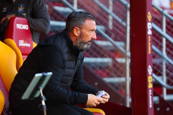 Kilmarnock manager Derek McInnes during his side's 3-0 defeat at Motherwell. (Photo by Ewan Bootman / SNS Group)