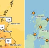 Here's what the weather will be like in Scotland today, on Wednesday, May 14.