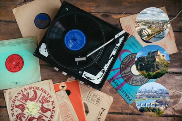Where can music lovers pick up new items, including rare oddities, for their collection in Scotland over the summer months?