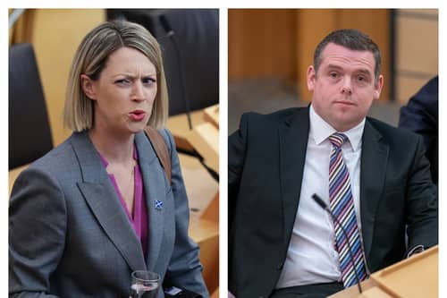 Jenny Gilruth and Douglas Ross