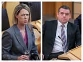 Jenny Gilruth and Douglas Ross