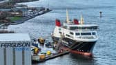 Work on the MV Glen Rosa is not now expected to be completed until spring next year. Picture: Jeff J Mitchell