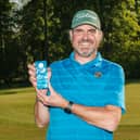 Glencruitten’s Martin Shields poses with his trophy after winning the net section in the 2025 PING Scottish Open for Golfers with a Disability at Rowallan Castle in Ayrshire 