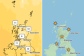 Here's what the weather looks like across Scotland on Thursday, May 15.