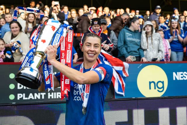 Can Rangers Women lift their second trophy of the season with a win against Hibs Women? Cr: SNS Group.