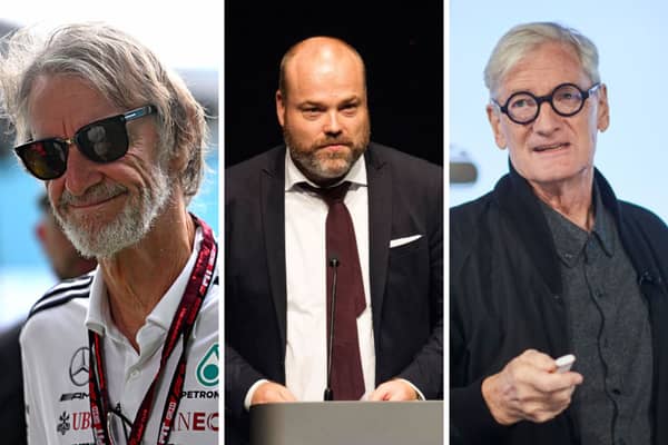 Three of Britain's richest people.