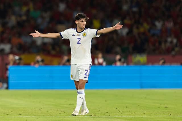 Scotland international Aaron Hickey could return to senior football after 571-days out of action.