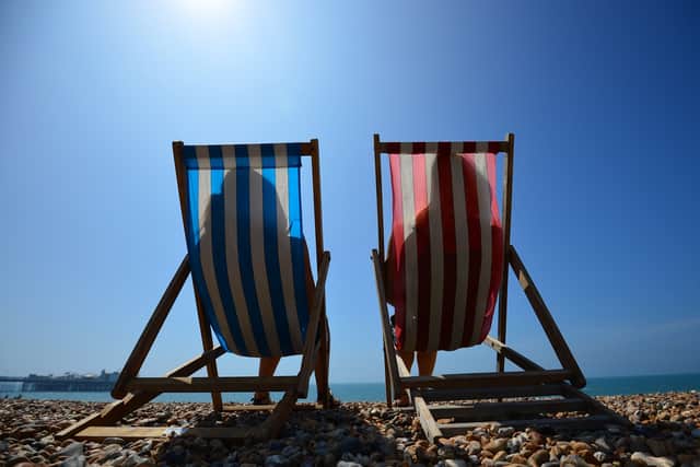 Warning to those who are more vulnerable to limit their exposure to direct sunlight.