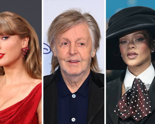 Three of the world's wealthiest singers.