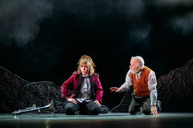 Liberty Black as Keli and Billy Mack as William in the theatrically ambitious Keli