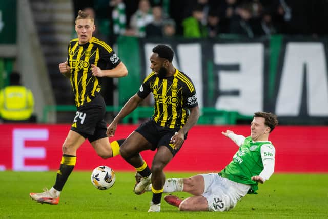 Hibs trailed Aberdeen by 21 points at one stage.