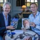 Our chief football writer Alan Pattullo alongside Duncan Ferguson. Pic: Lisa Ferguson