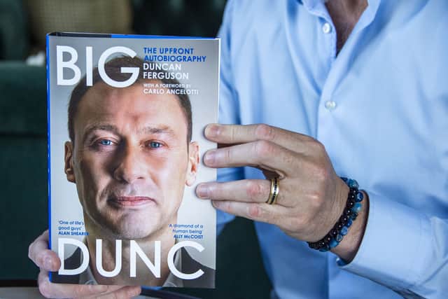 Duncan Ferguson promotes his new book.