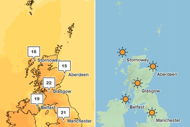 Here's the Met Office forecast for Scotland on Friday. 