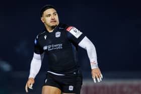 Sione Tuipulotu made his Glasgow Warriors comeback in the defeat to Leinster on Saturday. (Photo by Ross Parker / SNS Group)
