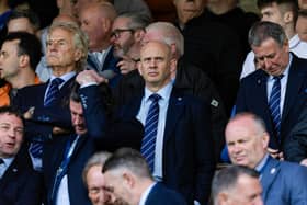 Rangers CEO Patrick Stewart says the search for new head coach is 'progressing well'.