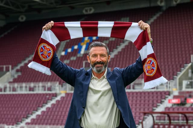Derek McInnes is the new Hearts manager. Pic: Malcolm Mackenzie / Hearts FC