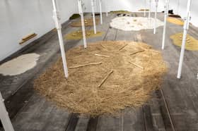 Installation view of the Solange Pessoa exhibition at Tramway, Glasgow