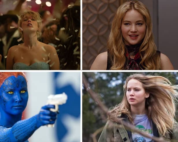 The many faces of Jennifer Lawrence.