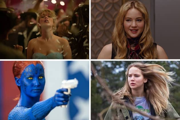 The many faces of Jennifer Lawrence.