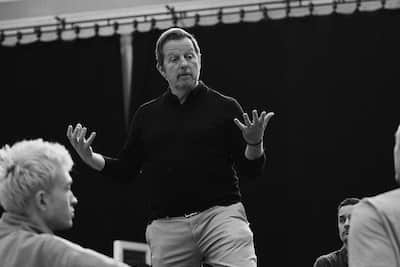 Director Rob Ashford in rehearsals for Quadrophenia, a Mod Ballet