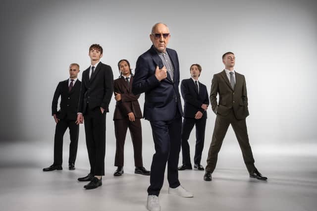 Pete Townshend (centre) with the cast of Quadrophenia, a Mod Ballet