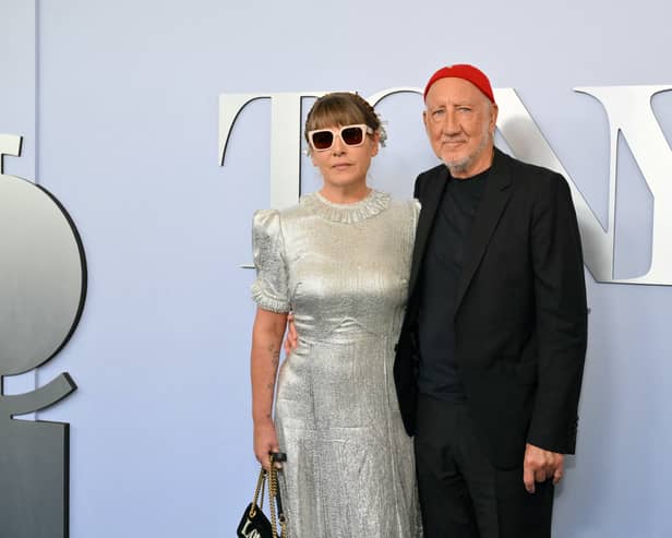 Rachel Fuller and Pete Townsend pictured at the 77th Tony Awards in New York, 16 June 2024