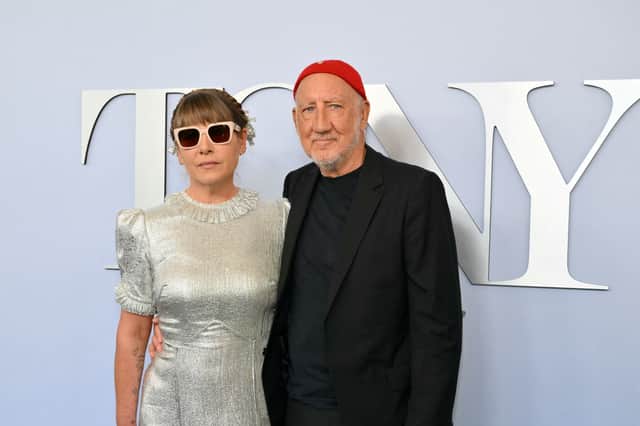 Rachel Fuller and Pete Townshend pictured at the 77th Tony Awards in New York, 16 June 2024
