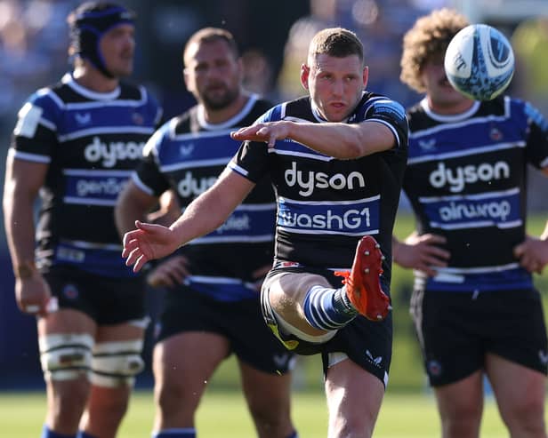 Bath and Scotland fly-half Finn Russell has been nominated for Premiership Rugby player of the season. (Photo by Michael Steele/Getty Images)
