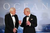 David Attenborough and King Charles at the recent premiere of the film 'Ocean with David Attenborough' (Picture: Alistair Grant)