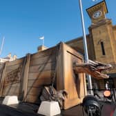 The 25-ft-long animatronic Hungarian Horntail has wowed crowds in London and is now on its way to Edinburgh.