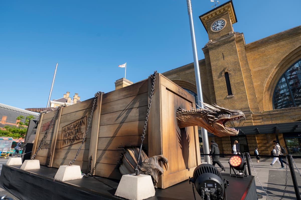 Where to see the Harry Potter Dragon in Edinburgh: Hungarian Horntail ...